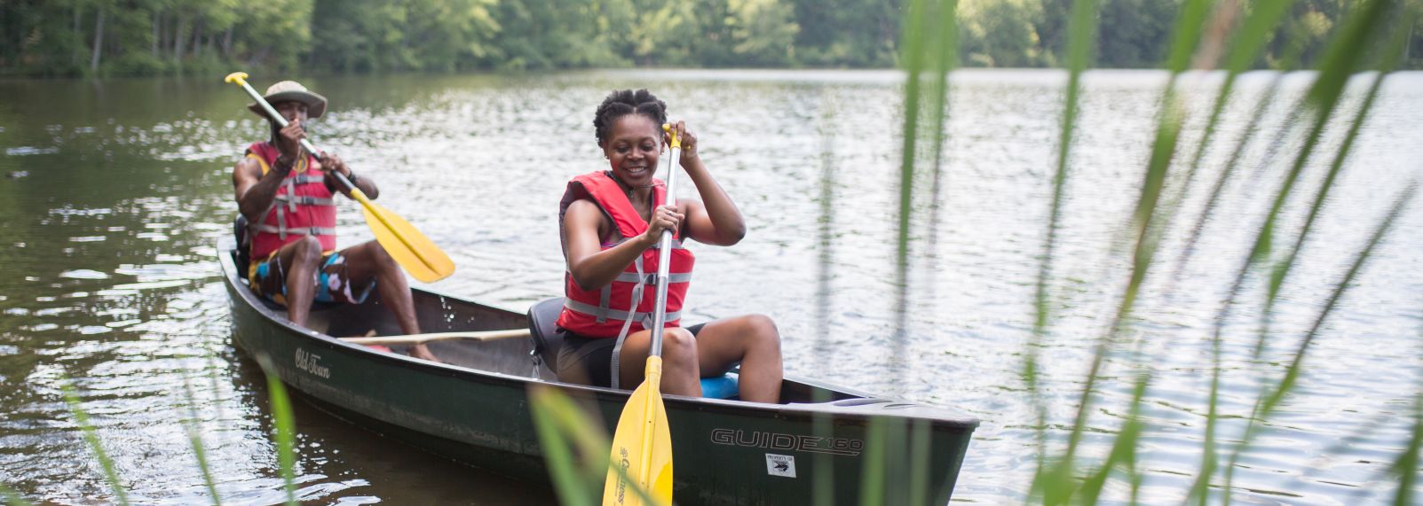 Umstead State Park Canoe Kayak Couple Date